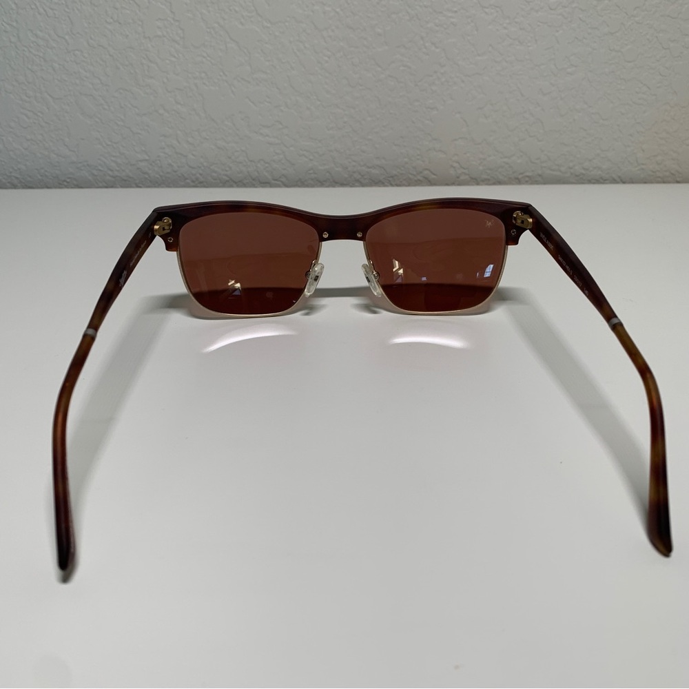 Smoke X Mirrors Uncle Albert Brown Tortoise Rectangular Sunglasses 53MM - NWT - Picture 4 of 7